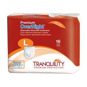 Adult Absorbent Underwear Tranquility® Premium OverNight™ Pull On  Disposable Heavy Absorbency