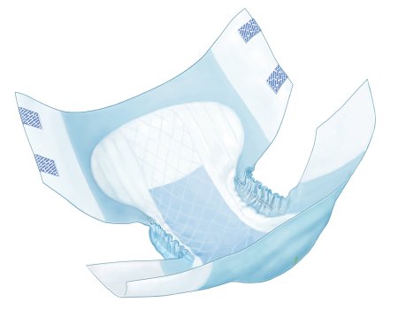 Adult Incontinent Brief Wings™ Tab Closure  Disposable Heavy Absorbency