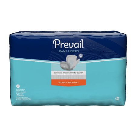 Incontinence Liner Prevail® 28"Length Moderate Absorbency Polymer Unisex Disposable, 96/cs